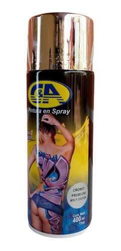 Pintura En Spray Cromo Premium #317  C&a