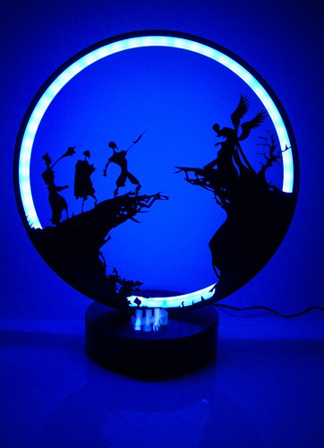 Imagen 4 de 9 de Lampara Harry Potter Con Sistema Rgb Reliquias De La Muerte