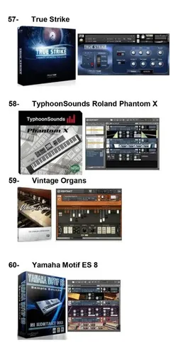 Librerias Kontakt 60 Instrumentos Virtuales Vol 3 D D 500 Gb (Usado)