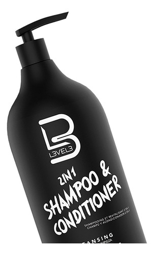 Level 3 Shampoo Y Acondicionador 2 En 1 Keratina Pelo 1000ml