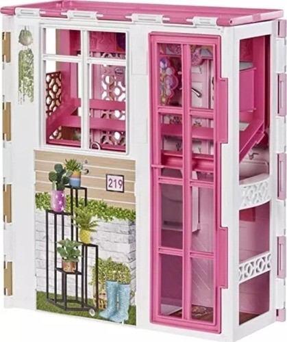 Set Barbie Casa Glam Para Viaje Con Muñeca
