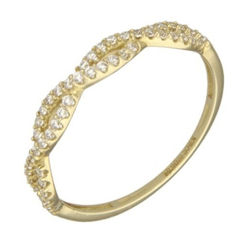 Anillo Trenza 14k, 1.3 Gramos.