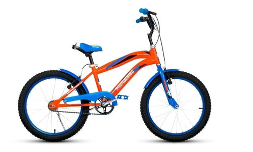 Bicicleta Cross 16 Bmx Naranja Azul Varon Top Mega Ahora 12