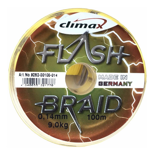 Multifilamento Climax Flash Braid X 100m. / 0,14mm. / 9kg.