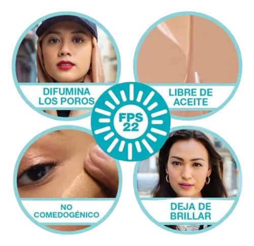 Base Maquillaje Maybelline Fit Me Matte120 Classic Ivory