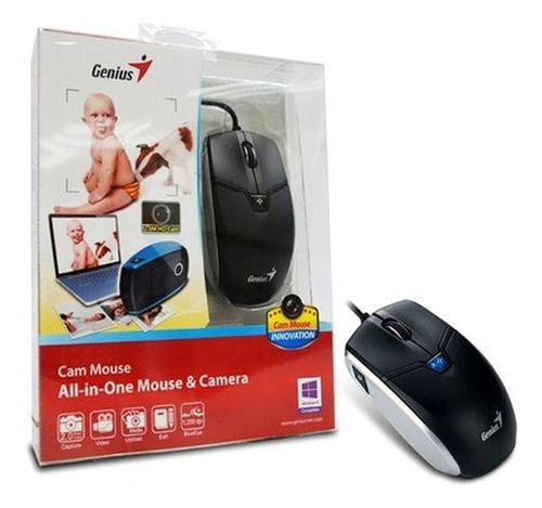 Genius Mouse E Hd Cam todo en uno negro 1200 ppp