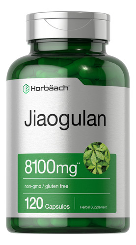 Jiaogulan Adaptogeno 8100mg 120 Capsulas Horbaach