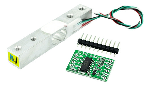 Módulo De Sensor De Peso Hx711 De 10 Kg Para Microcontrolado