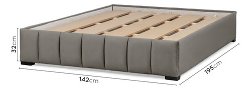 Cama Baú Casal Sem Cabeceira Uvaia Cabecasa Wt