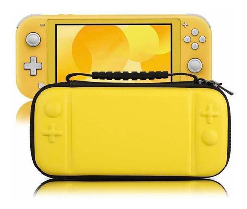 Estuche Rígido De Viaje Nintendo Switch Lite Amarillo