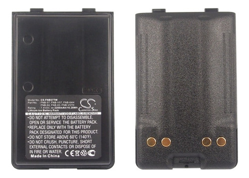 Batería Para Yaesu Fnb-57 Fnb57tw 2200mah 7.4v