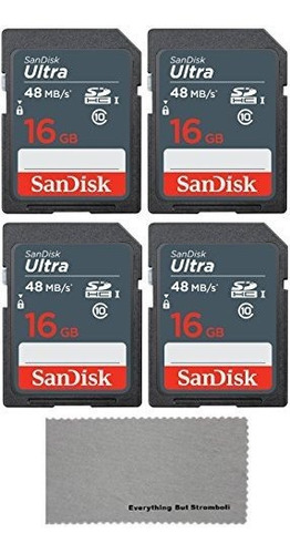 Sandisk 16 gb Sd Hc Clase 10 ultra Tarjeta De Memoria Flash 