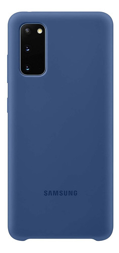 Samsung Silicone Cover  Para Galaxy S20 Plus Azul Case 