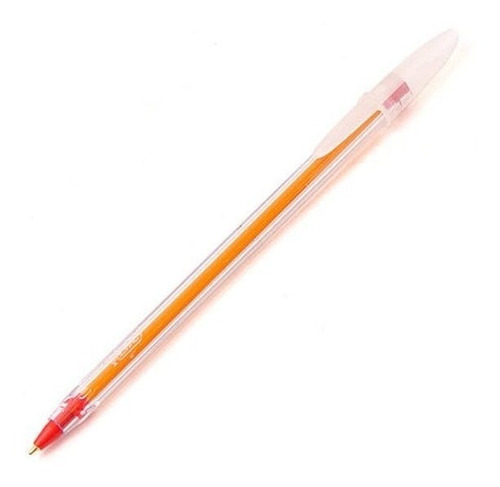 Imagen 2 de 7 de Birome Bic Trazo Fino Crystal Lapiceras Color Rojo X50 Unida