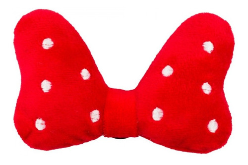 Kit 10 Broches Laço Minnie 7x10cm - Disney Cor Vermelho