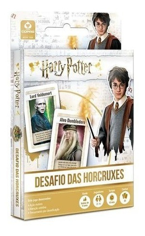 Imagem 2 de 3 de Jogo De Cartas Harry Potter Desafio Das Horcruxes Copag