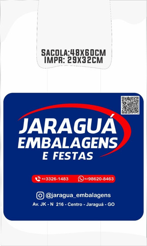 Sacolas Personalizadas Jaragua Embalagens