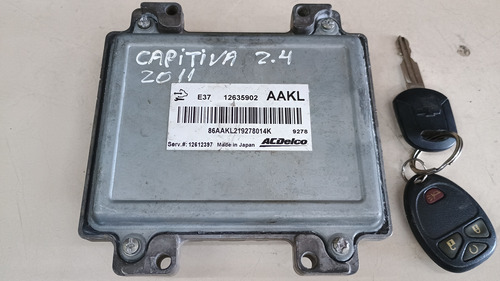 Módulo Injeção Captiva 2.4 12635902 Aakl E37 Com Chave (Usado)