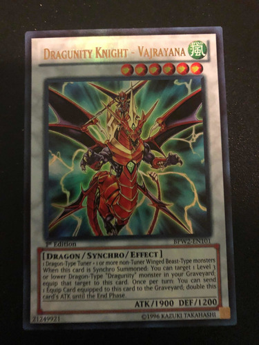 Yugioh! Dragunity Knight Vajrayana Bpw2-en101