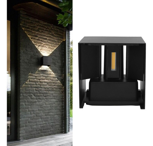 Aplique De Pared Led Para Exteriores Lámpara De Pared Led