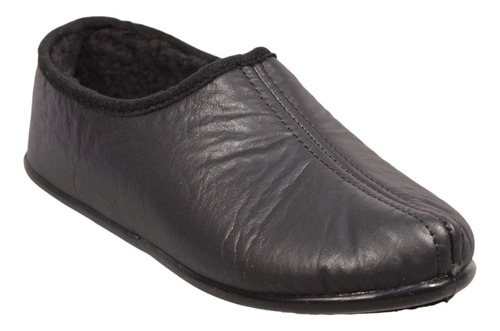 Imagen 3 de 8 de Pantufla Chinela Hornito Ecocuero Art55 Mujer Hombre Abrigo