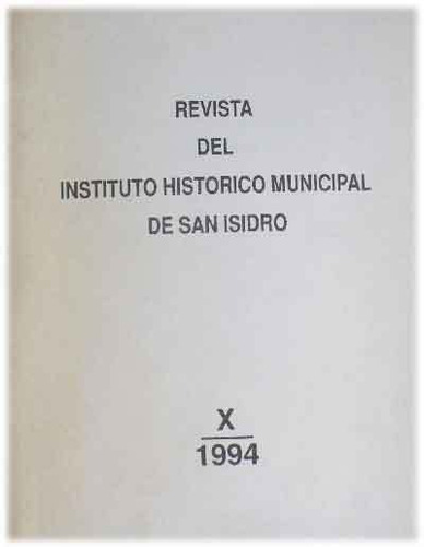 Revista Del Instituto Histórico Municipal De San Isidro