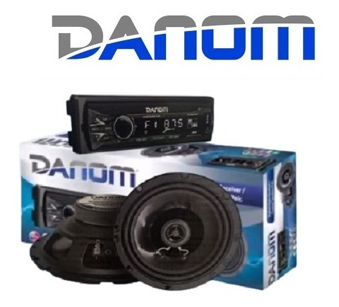 Combo Reproductor Bluetooth Usb Y Cornetas 6.5 Danom