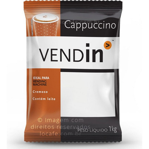 Cappuccino Tradicional Solúvel Em Pó Vendin Kerry - 1kg