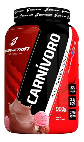 Carnivoro Beef Isolate - 900g Napolitano - Body Action