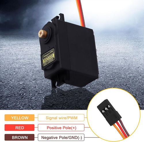 5 Pzas Servomotor Mg995 15kg Towerpro Arduino Servo Motor