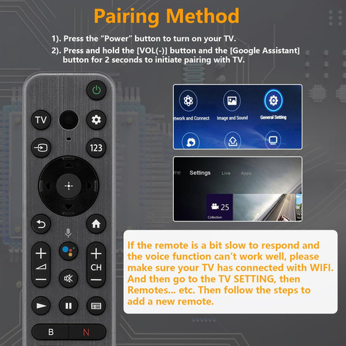 Reemplazo De Rmf-tx900u Para El Control Remoto De Voz De Tv,