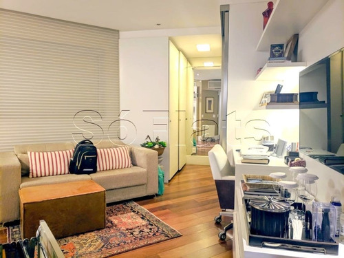 Imagem 2 de 15 de Excelente Flat Nos Jardins, Prox Ao Metrô Oscar Freire, Com Fácil Acesso A Av. Paulista, - Sf29736