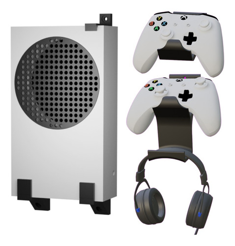 Soporte Xbox Series S + Base 2 Controles Y Headset Reforzado