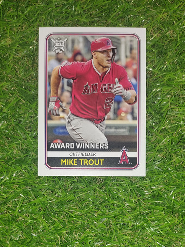 Cv Mike Trout 2021 Topps Big League Award Winners