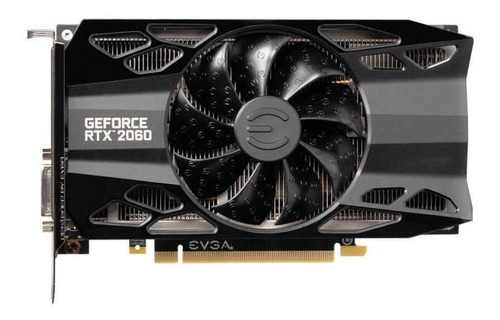 Placa de vídeo Nvidia Evga  XC Gaming GeForce RTX 20 Series RTX 2060 06G-P4-2061-KR Black Edition 6GB