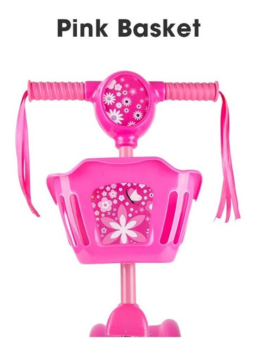 Monopatin Infantil Con Luz Luces Led Musica + Protecciones