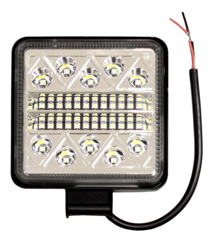 Faro Led Blanco 34 Led 90w Spot Off Road Cuatri Agro 4x4