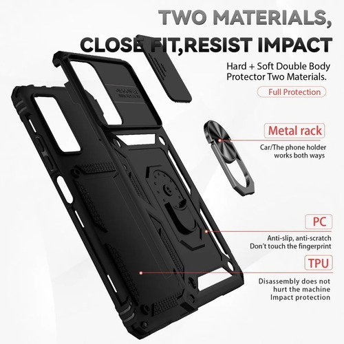 Imagen 5 de 7 de Xiaomi Redmi Note 11 / 11s / Pro Carcasa Armor Camshield