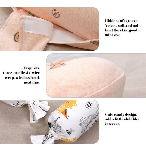 . Almohada Antivuelco Para Bebé 1 Par Ajustable Bebé Lateral