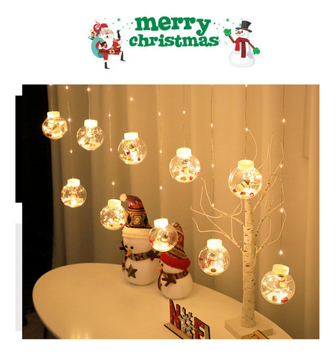 Navidad Led Bola De Los Deseos Cadena De Luces 3 M