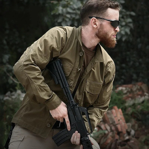 Camisa Táctica Militar De Manga Larga Para Hombre, Uniforme