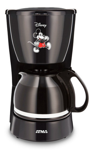 Cafetera Eléctrica Atma Disney Caat8018dn Color Negro