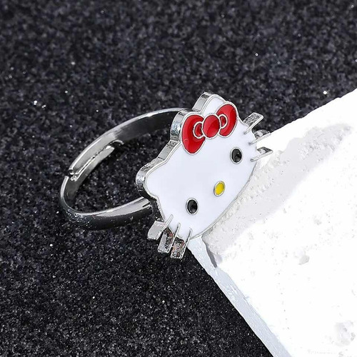 P F Anillo Importado Hello Kitty Ajustable Niñas O
