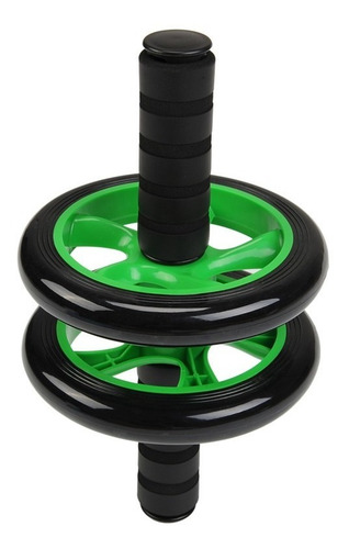 Imagen 3 de 10 de Rueda Abdominales Doble Ab Wheel + Mini Alfombra De Regalo