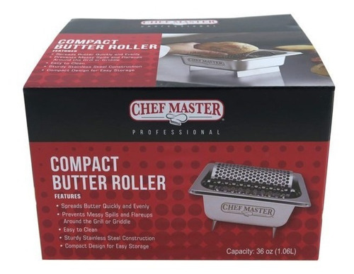 Esparcidor Compacto Manual De Mantequilla Profesional Color Acero Inoxidable