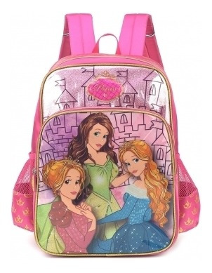 Mochila Princess Costas Infantil Is32781ps Rosa