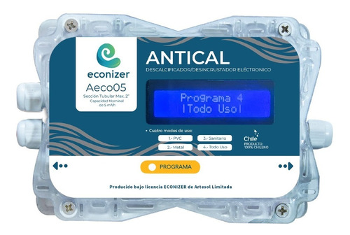 Desincrustador Electrónico Hogar,  Antical Econizer Aeco05