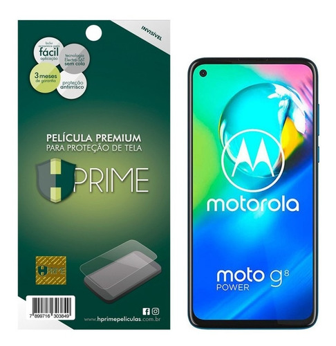 Imagem 1 de 4 de Pelicula Motorola Moto G8 Power Hprime Invisivel