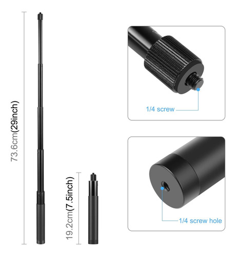 Selfie Pole Monopod Extensible Impermeable A Prueba De