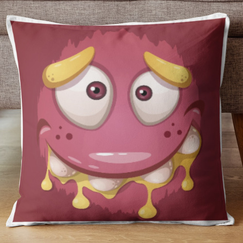 Souvenir Cumpleaños Infantil 10 Almohadones 20x20 Monstruos